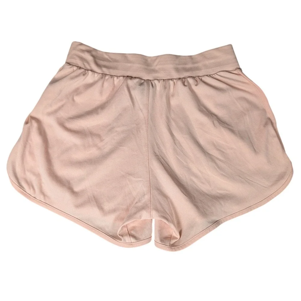 Nike Dri-FIT Peach Pink Athletic Dolphin Hem Training Shorts 5540